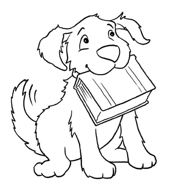 Cool Dog Coloring Pages