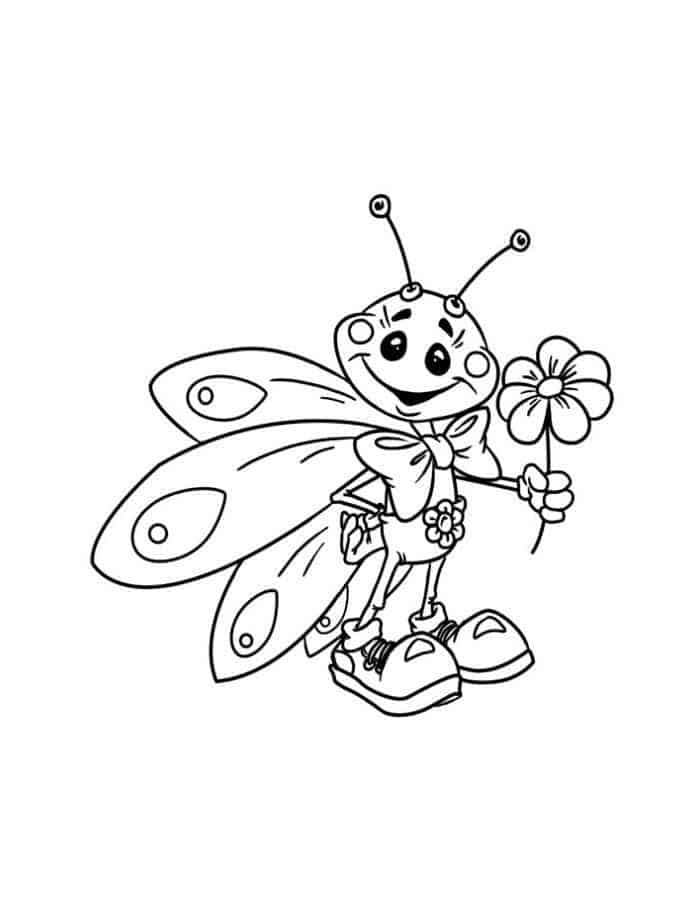 Cute Butterfly Coloring Pages For Baby