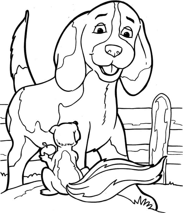 Cute Dog Coloring Pages To Print