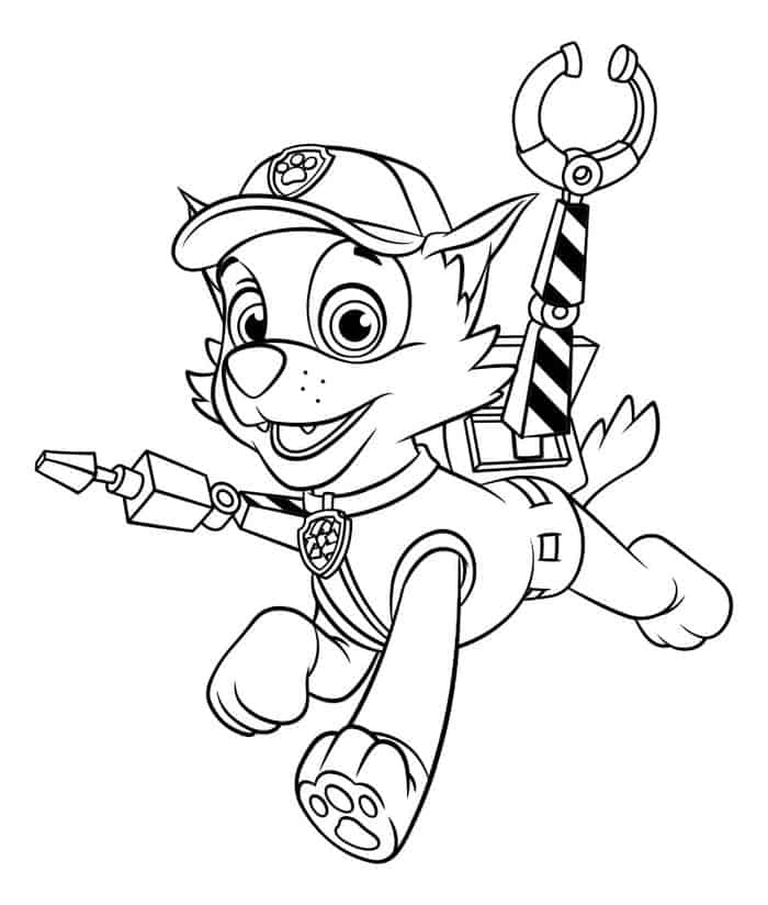 Cute Paw Patrol Pups Coloring Pages