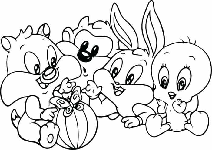 Cute Spring Coloring Pages