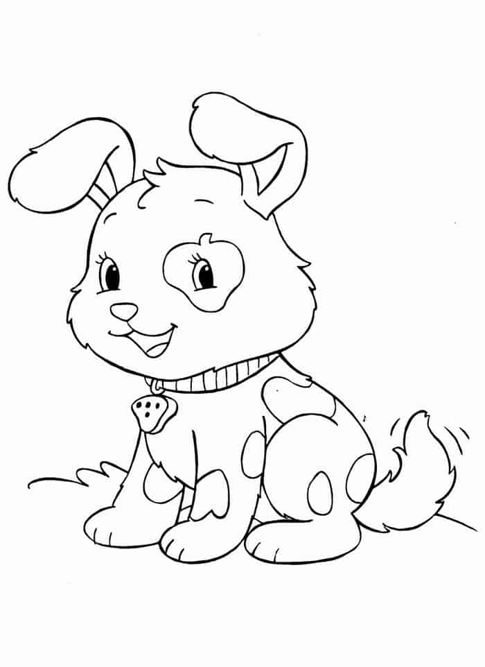 Dog Coloring Pages For Toddlers