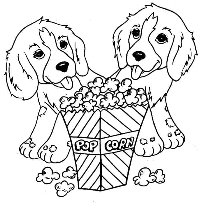 Dog Family Coloring Pages