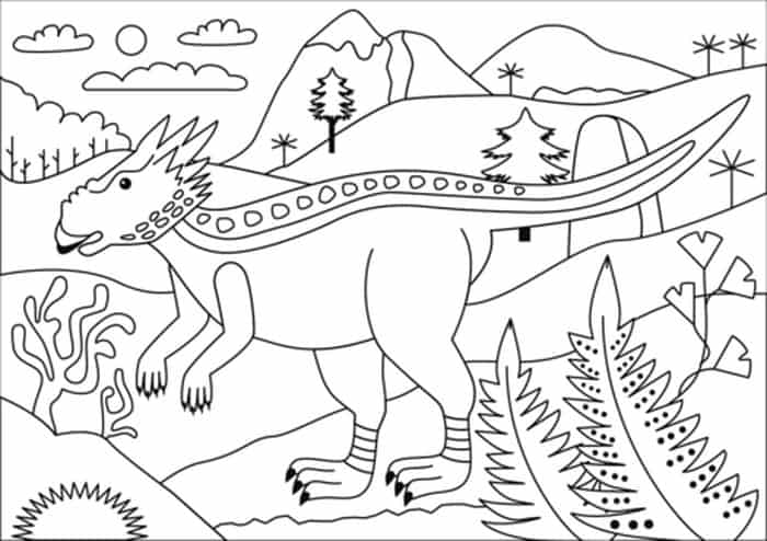 Dracorex Dinosaur Coloring Pages Online