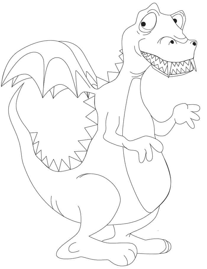 Dragon Coloring Pages For Preschoolers