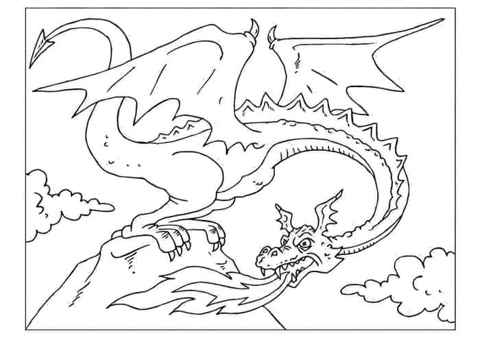Dragon Coloring Pages To Print