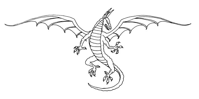 Dragon Land Coloring Pages