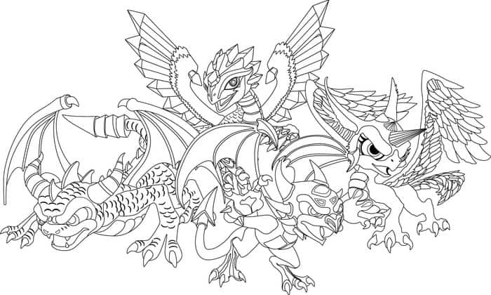 Dragon Pokemon Coloring Pages