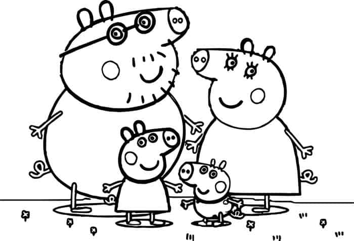 Family Of Peppa Pig