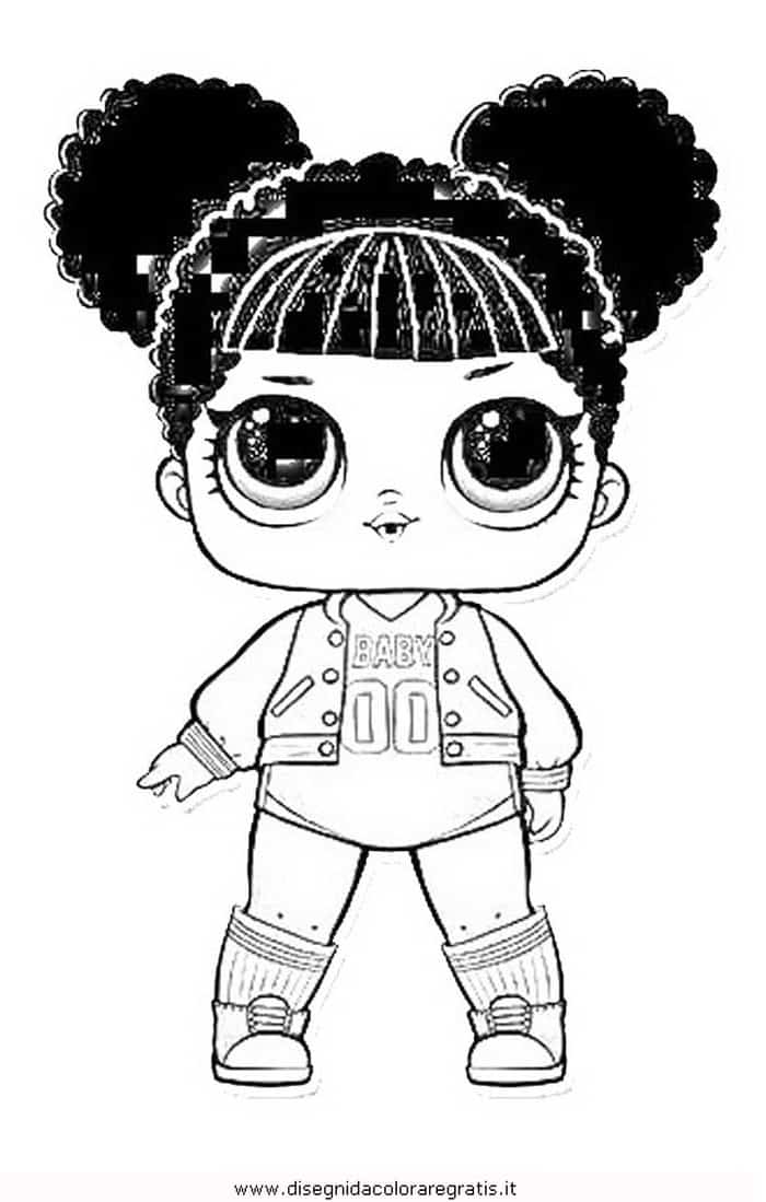 Free Coloring Pages Lol Dolls