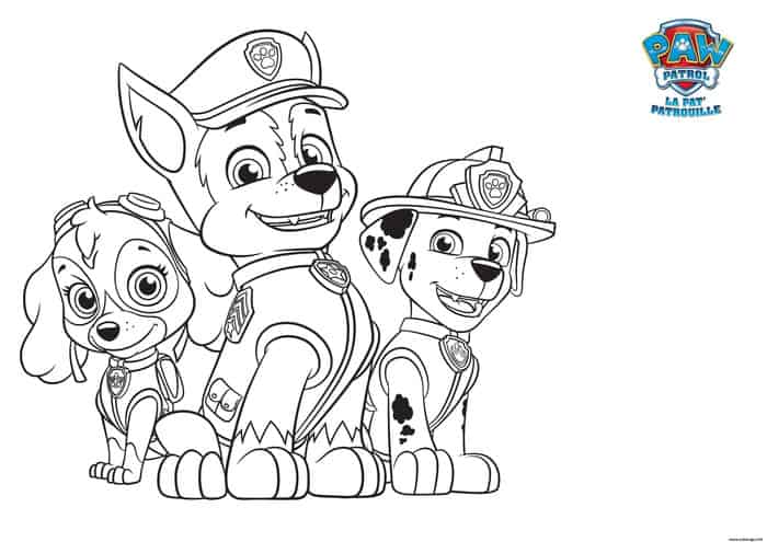 Free Coloring Pages Of Paw Patrol