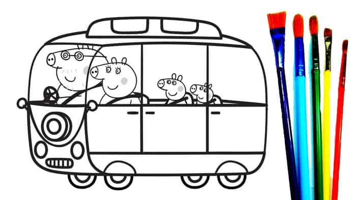 Free Coloring Pages Peppa Pig