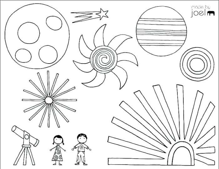 Free Coloring Summer Pages