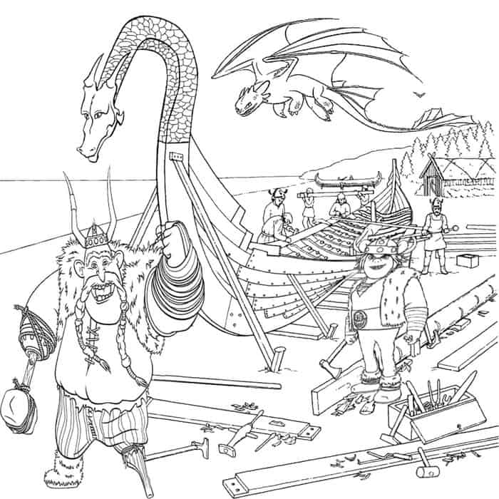 Free How To Train Your Dragon Coloring Pages