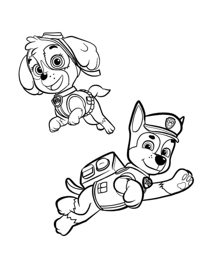 Free Printable Paw Patrol Coloring Pages