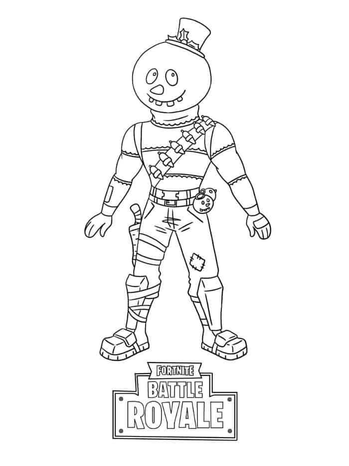 Funny fortnite coloring pages