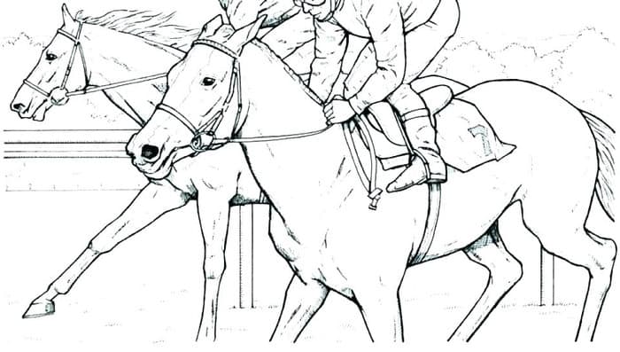 Horse Coloring Book Pages