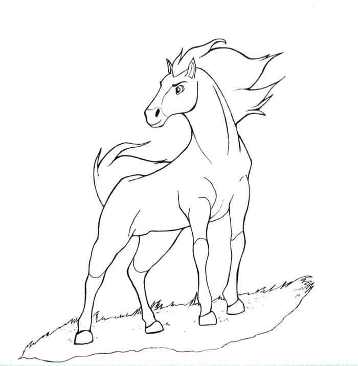Horse Printable Coloring Pages