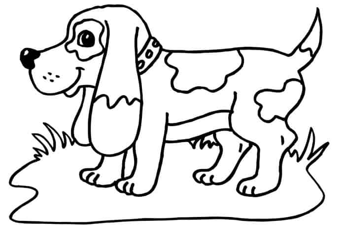 Hound Dog Coloring Pages