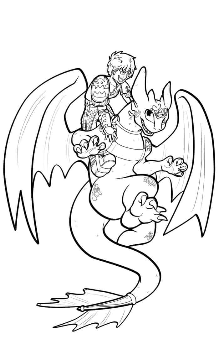 How To Train Your Dragon Coloring Pages Stormfly