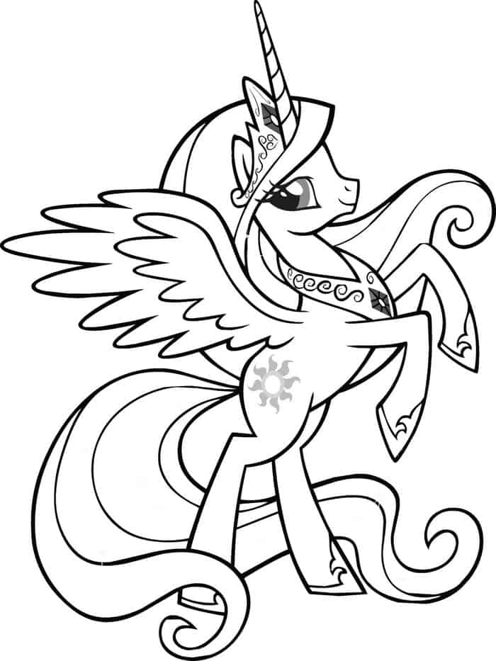 Images Of My Little Pony Coloring Pages