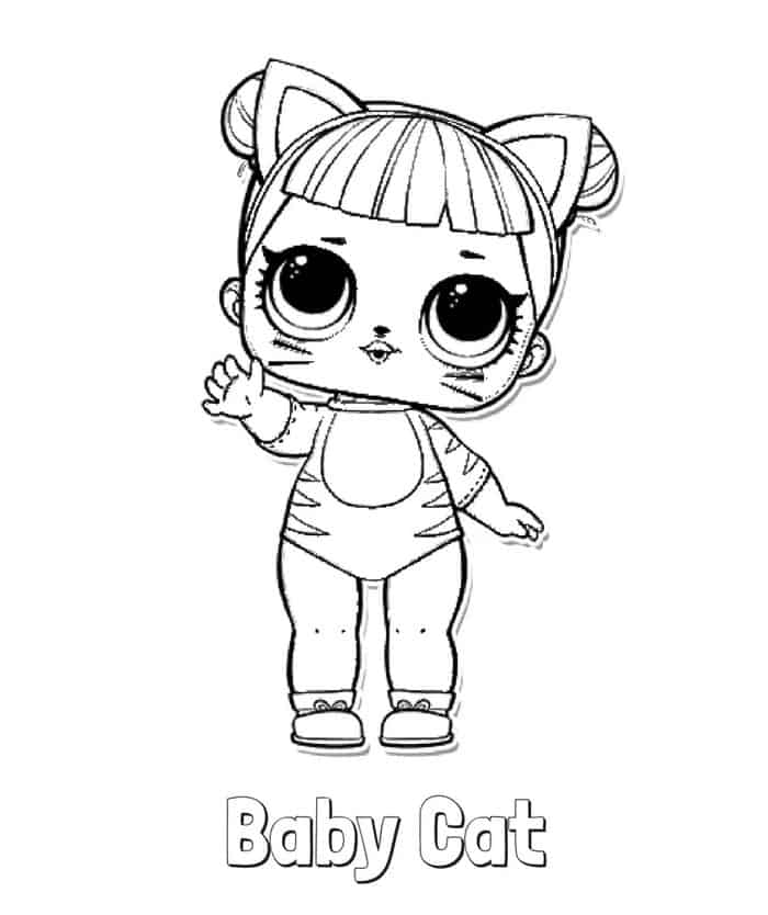 Lol Doll Coloring Pages Baby