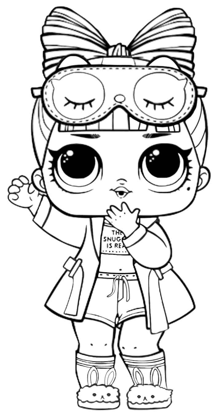 Lol Doll Coloring Pages Free