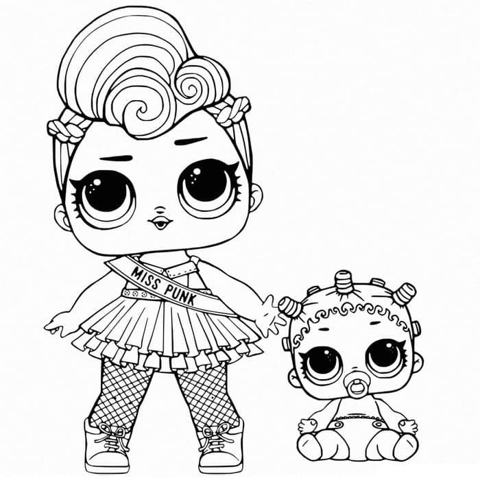 Lol Doll Coloring Pages
