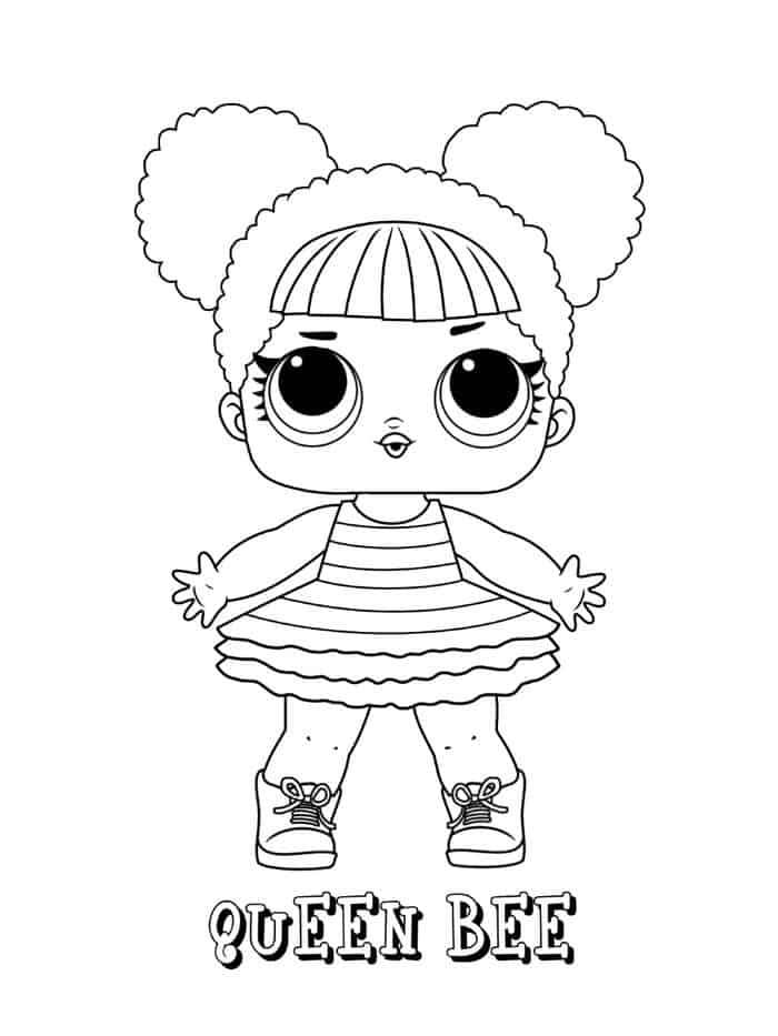 Lol Queen Bee Coloring Pages