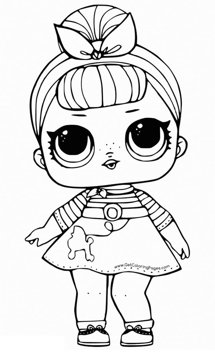 Lol Surprise Doll Coloring Pages Printable