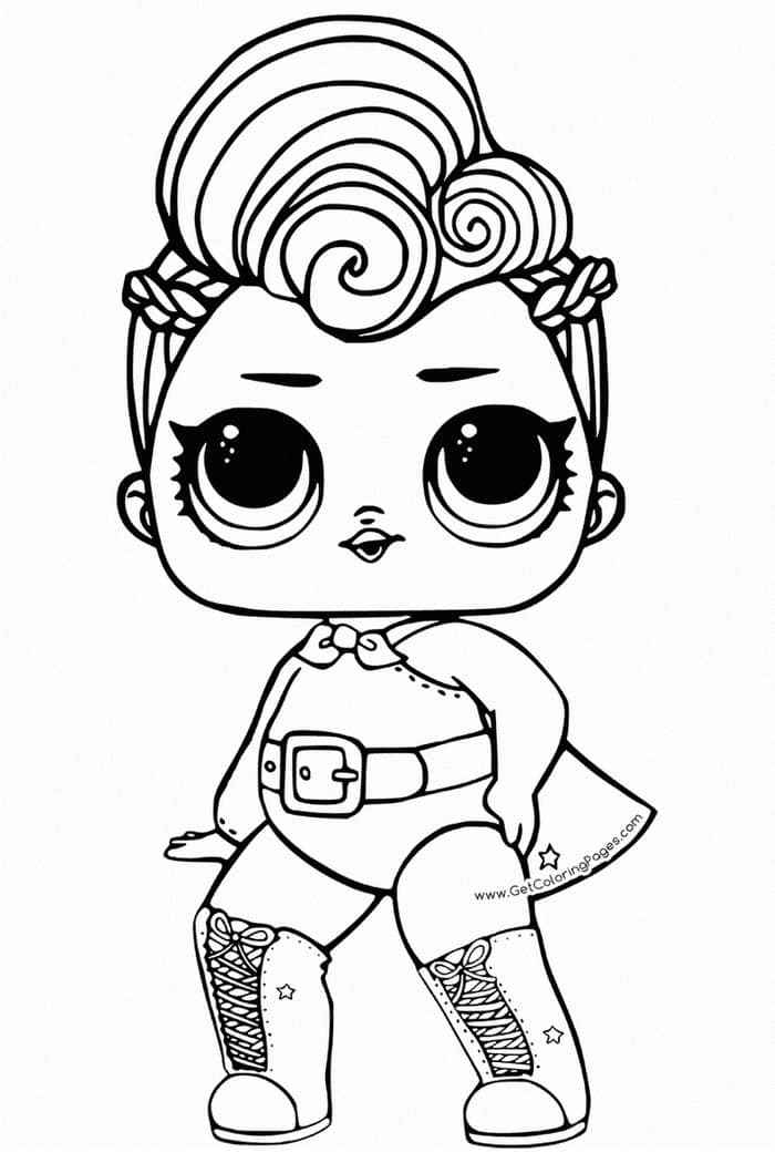 Lol Surprise Printable Coloring Pages