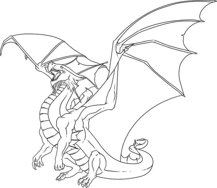 Maleficent Dragon Coloring Pages