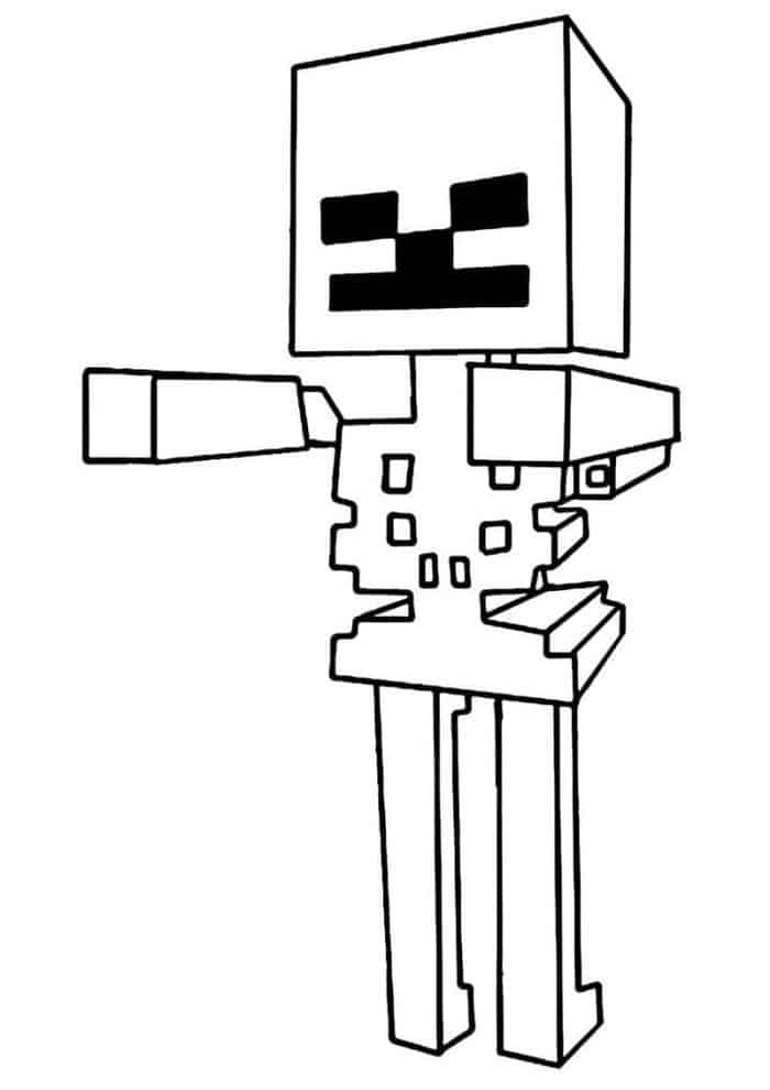 Minecraft Coloring Pages Creeper