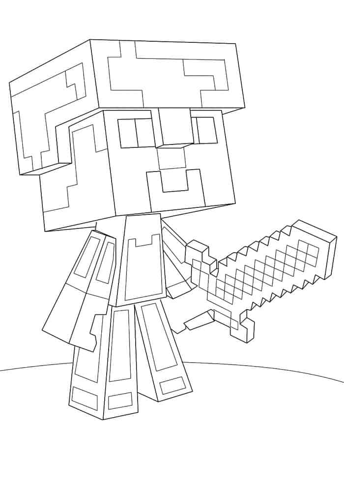 Minecraft Coloring Pages Printable Free