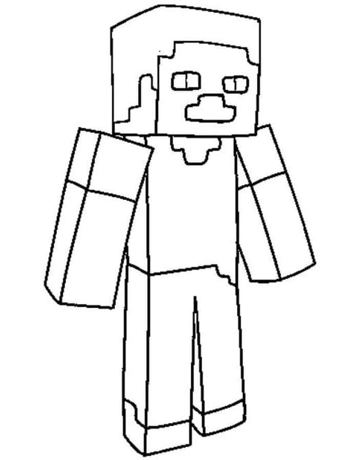 Minecraft Coloring Pages Stampy