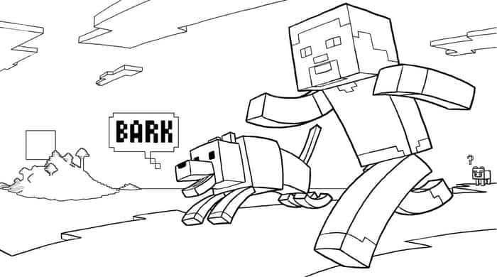 Minecraft Printables Coloring Pages