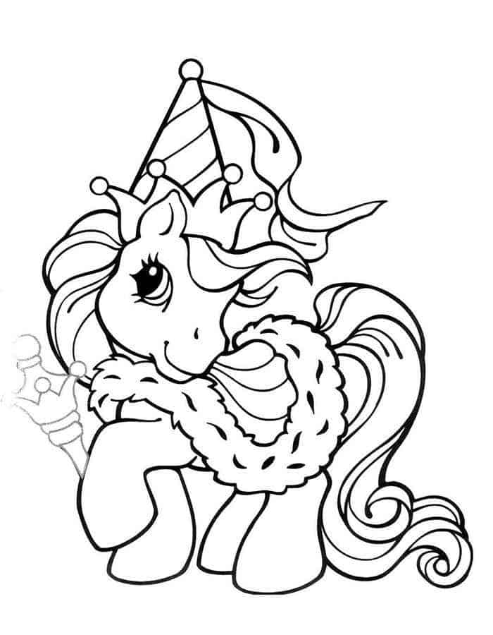 My Little Pony Blank Coloring Pages