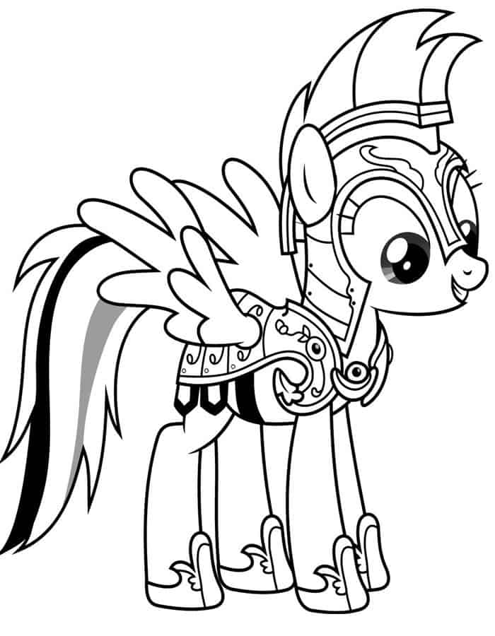 My Little Pony Coloring Pages Shining Armor