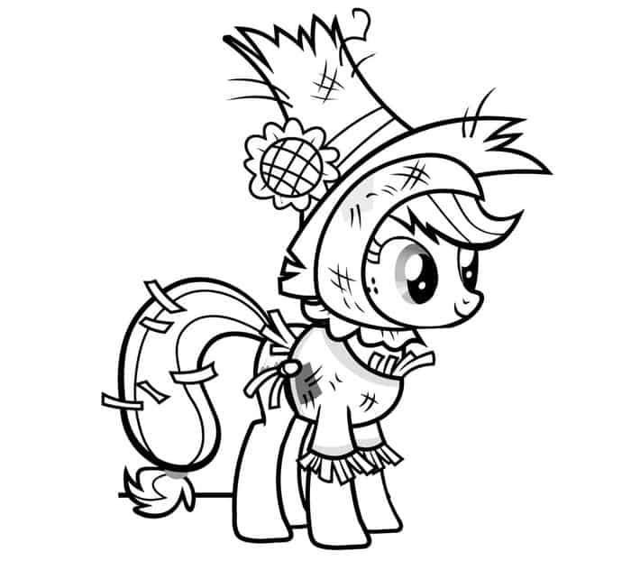 My Little Pony Halloween Coloring Pages