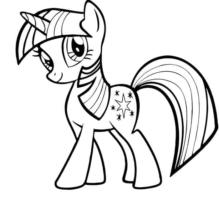 My Little Pony Twilight Coloring Pages