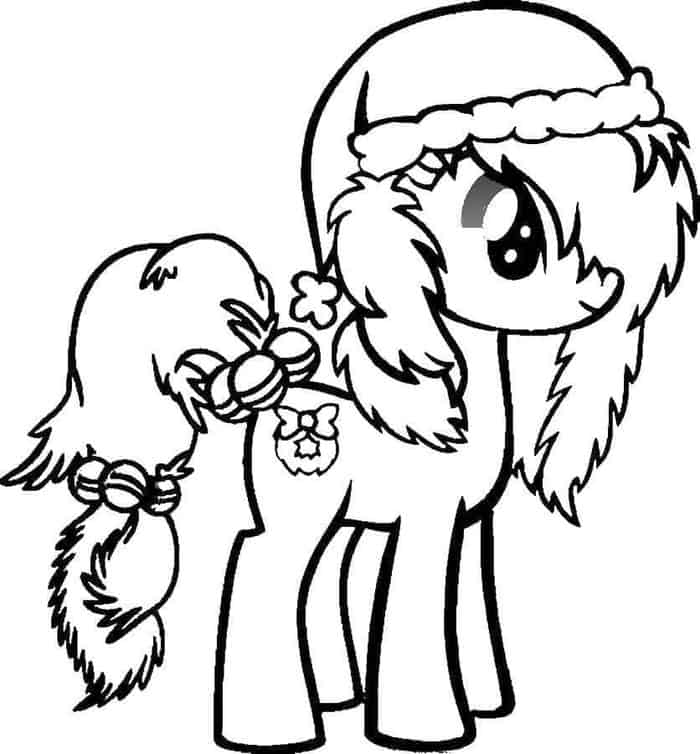 My Little Pony Winter Coloring Pages