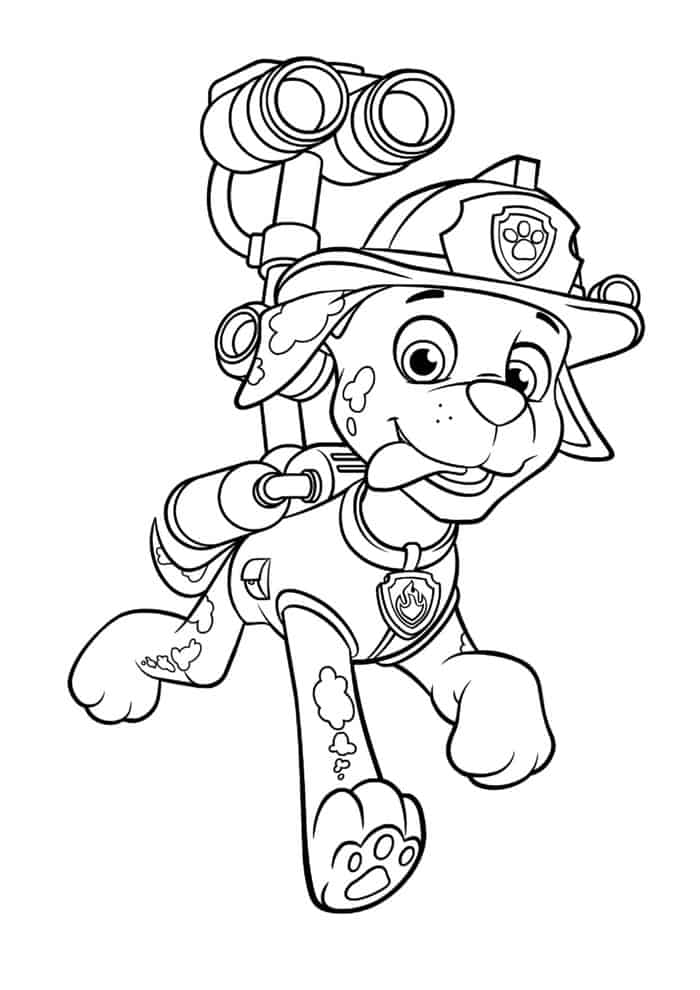 Paw Patrol Air Pups Coloring Pages