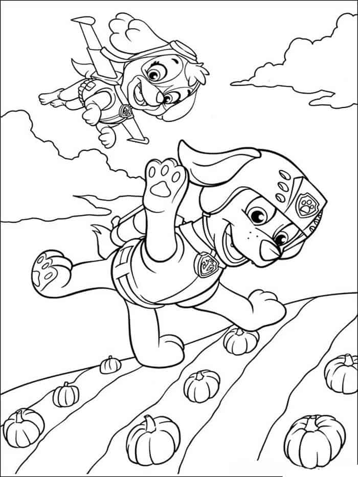 Paw Patrol Super Pups Coloring Pages