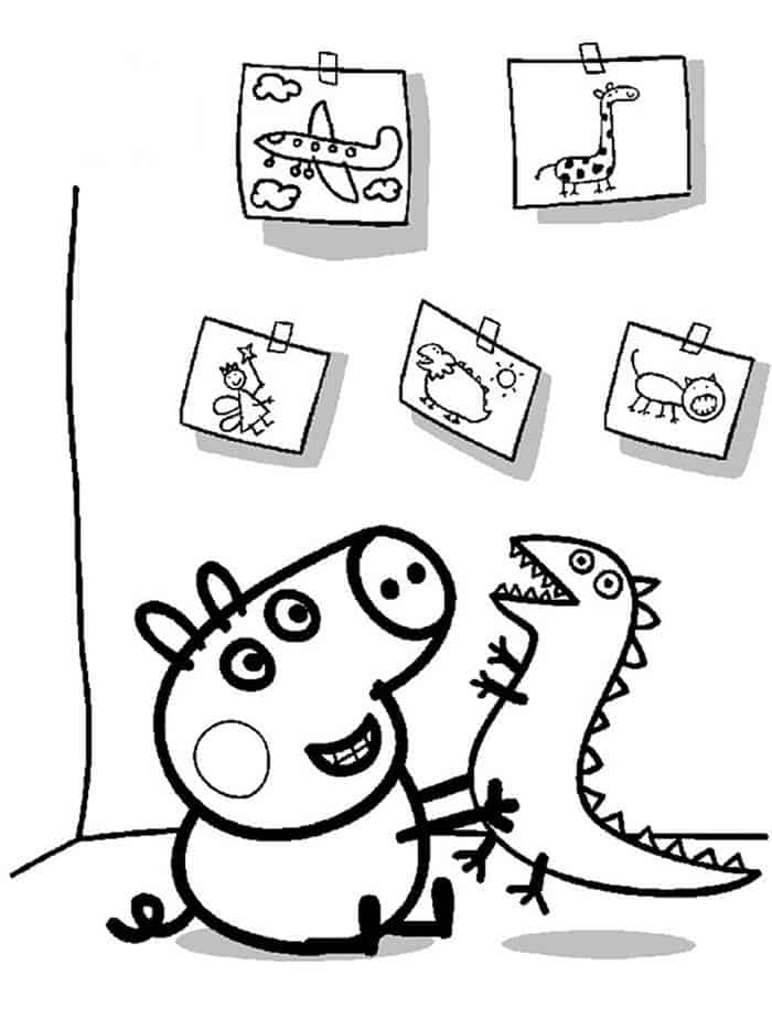Peppa Pig Coloring Pages Online
