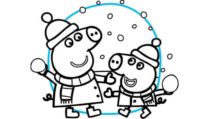 Peppa Pig Images Coloring Pages