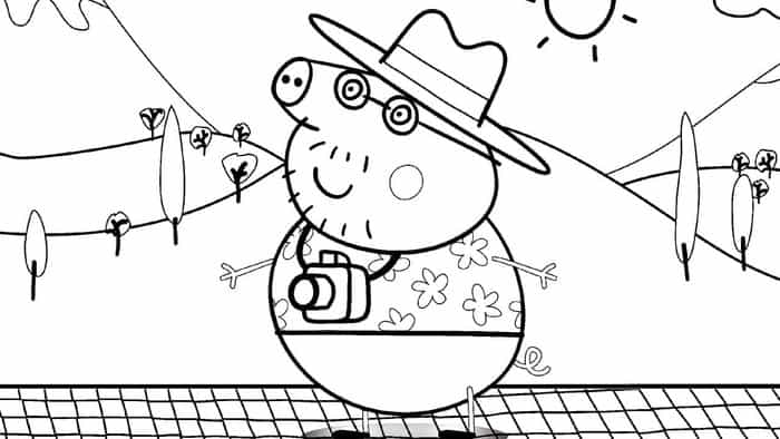 Peppa Pig Take Along Coloring Pages