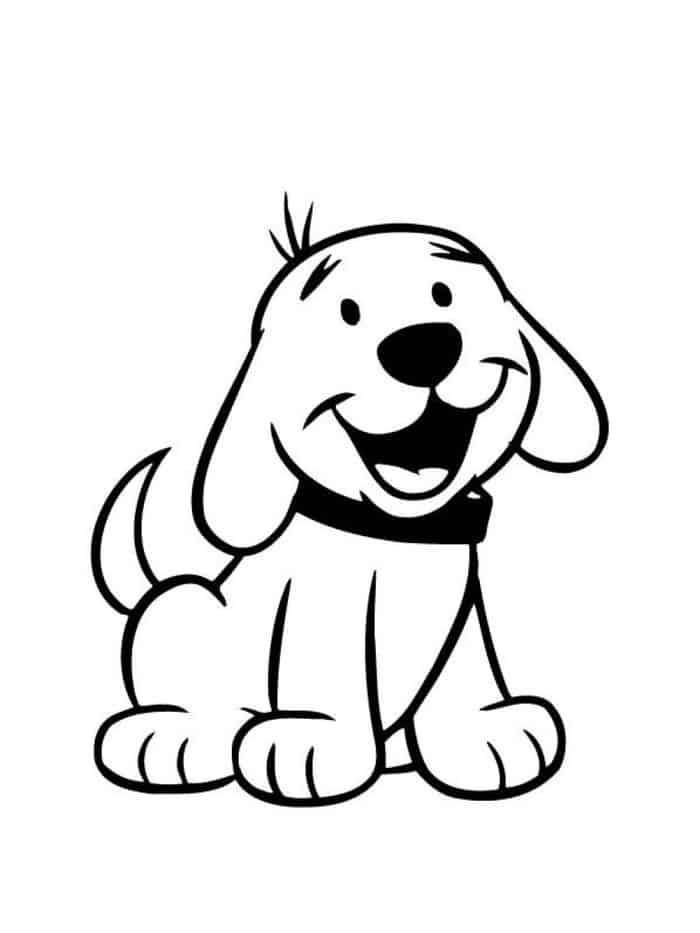 Pictures Of Dog Coloring Pages