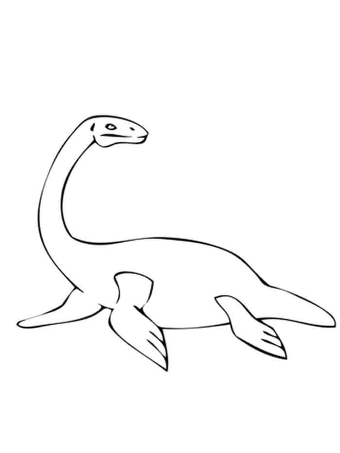 Plesiosaurus Coloring Page