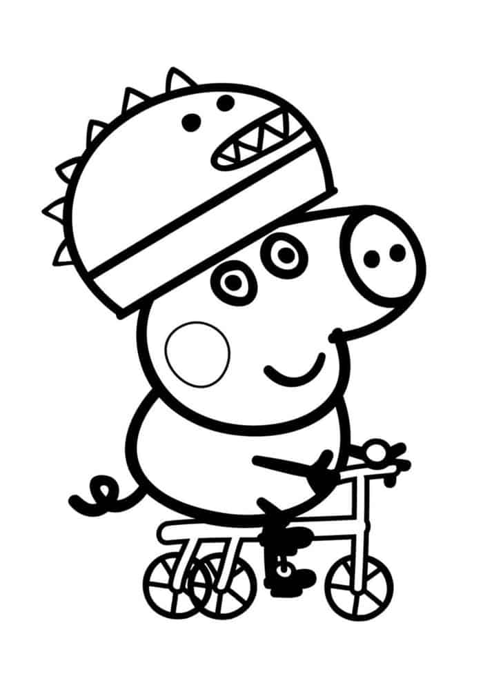Printable Coloring Pages For Kids Peppa Pig