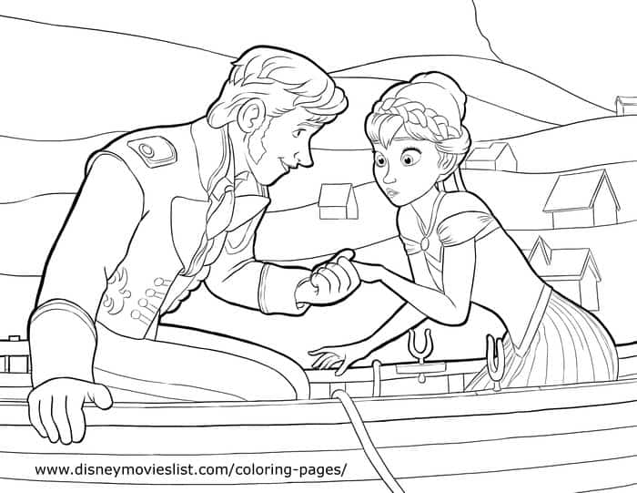 Printable Coloring Pages Frozen